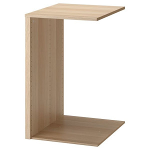 IKEA KOMPLEMENT Przegroda do ram dąb bejcowany na biało 75-100x58 cm