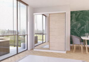 Szafa przesuwna SILEN z lustrem 183cm