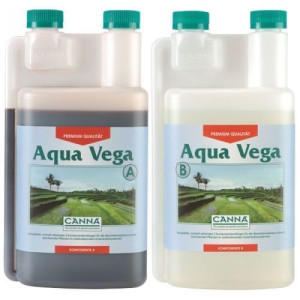 Nawóz Canna Aqua Vega 2x1L - na wzrost do uprawy hydroponicznej
