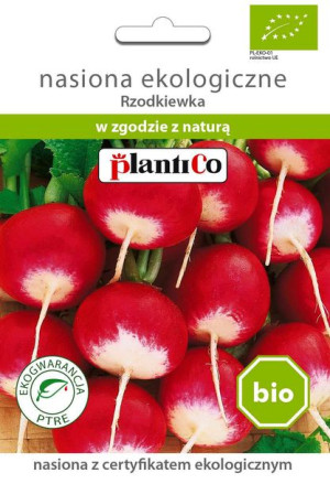 Rzodkiewka z białym końcem Ekologiczne PlantiCo BIO