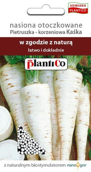 Pietruszka korzeniowa Kaśka nasiona pietruszki otoczkowane Plantico