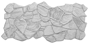 Panele Ścienne 3d Pcv Jasna Szara Skała Light Rock