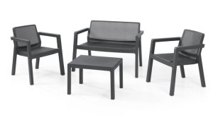 Zestaw Mebli Balkonowych Emily Patio Graphite - Keter