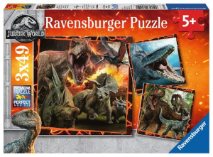 Puzzle 3x49el Jurassic World 2 RAVENSBURGER