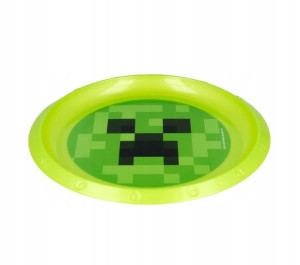 MINECRAFT Talerz Płaski Ø 21 cm Dziecięcy