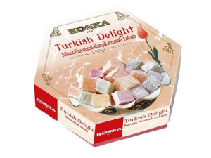 Rachatłukum Tureckie Galaretki W Cukrze Mix Smaków 250g Koska