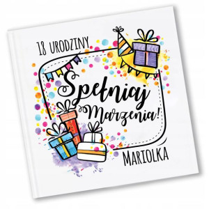 Księga Gości Album Urodziny Prezent Nadruk