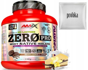 AMIX ZERO PRO NATIVE whey isolate białko WPI 2000g