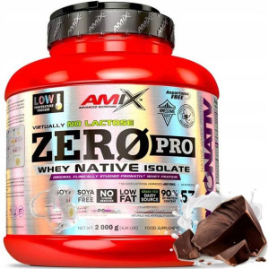 AMIX ZERO PRO NATIVE whey isolate białko WPI 2000g