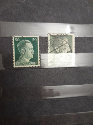 Filatelistyka.  III Rzesza - 1941 i 1944 -Adolf Hitler