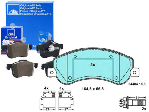 Klocki Hamulcowe Ceramiczne Vw Amarok 2.0/2.0d/3.0