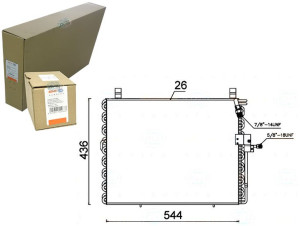 Skraplacz Klimatyzacji Mercedes W124 2,0-3,0 Behr