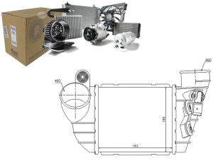 Intercooler Audi Tt 1.8 10.98-06.06 Nissens