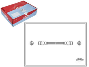 Przewód Hamulcowy Giętki Vw Corteco