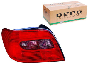 Lampa (kolor Kierunkowskazu Czerwony Kolor Szkła C