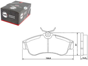 Klocki Hamulcowe Nissan Primera 90-98 A.b.s.
