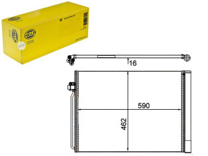 Skraplacz Klimatyzacji Bma X5 X6 E70 71 07- Hella