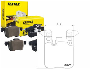 Klocki Hamulcowe Bmw Tył 2 3 4 3,0 14- Textar