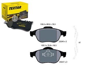 Klocki Hamulcowe Renault Przód Laguna 02- Textar