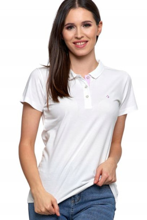 MORAJ T-Shirt damski Polo Bawełna czesana XXL