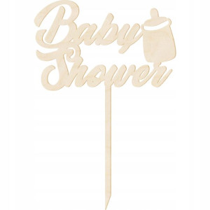Topper Na Tort Baby Shower Butelka Ozdoba Y2
