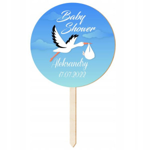 Topper Na Tort Baby Shower Z Nadrukiem Y2