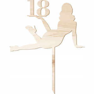 Topper Urodziny Pin Up Girl Dekoracja Tort Y3