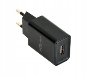 Ładowarka uniwersalna Gembird Czarna USB 2A