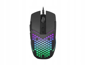 Mysz Battler 6400 DPI Gracz Podświetlenie Czarna