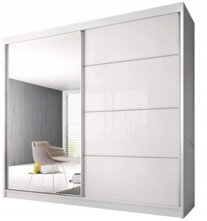 Szafa przesuwna garderoba MILTO 35 z lustrem 203cm