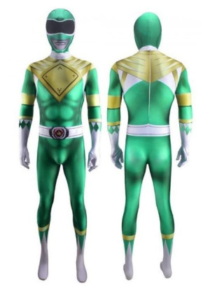 Strój Kostium Tommy Zielony Power Rangers 164/170