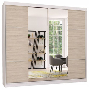 Szafa przesuwna garderoba MILTO 36 z lustrem 233cm