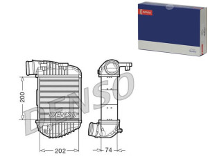 Intercooler (prawa) Audi A6 A6 Allroad 2.7d -08.11