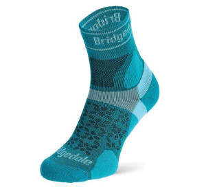 Skarpety damskie sportowe BRIDGEDALE Ultralight Merino 3/4 - teal 38-40