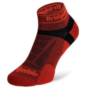 Stopki męskie sportowe BRIDGEDALE Ultralight T2 Merino red 44-47
