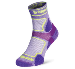 Skarpety damskie sportowe BRIDGEDALE Ultra Coolmax Sport 3/4 purple 38-40