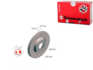 Tarcze Hamulcowe 2szt Vw Passat 00-05 Zimmermann