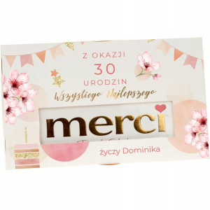 Pudełko Z Merci Urodziny Prezent 18 30 50 Y2