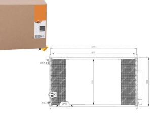 Skraplacz Klimatyzacji Honda Accord 2,2d 04- Nrf