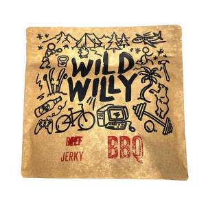 Suszona wołowina Wild Willy Beef Jerky smak BBQ 100G