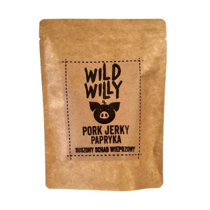 Suszona wieprzowina Wild Willy Pork Jerky Papryka 30g - NOWOŚĆ