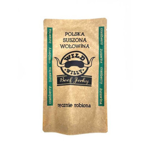 Suszona wołowina Wild Willy Beef Jerky w żurawinie 30G