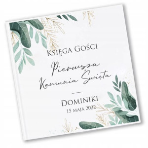 Księga Gości Komunia Święta Pamiątka Eukaliptus Y2