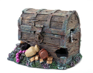 Happet - Ozdoba Do Akwarium Skrzynia Skarbów 12cm