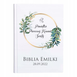 Pismo Święte Pamiątka Biblia Komunia Święta Wz4 Y7