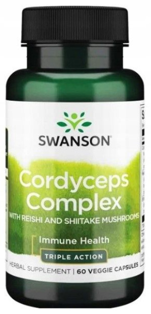 Swanson Cordyceps complex 60kaps. Reishi Shiitake