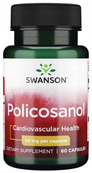 Swanson BioCosanol Polikosanol 20mg 60k. Serce
