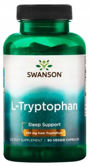 Swanson AjiPure L-Tryptophan 500mg 90k. Sen Stres