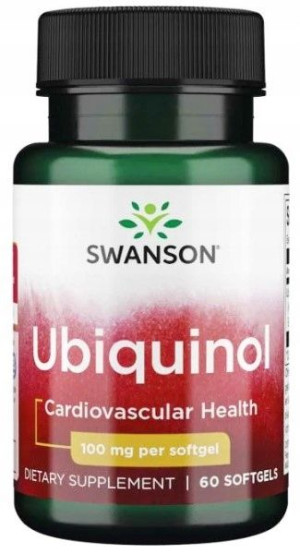 Swanson Ubiquinol 100mg 60kaps. Kaneka Ubichinol