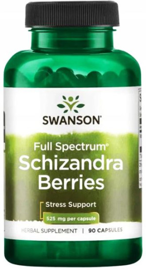 Swanson Schizandra 90k. Cytryniec Chiński Wątroba